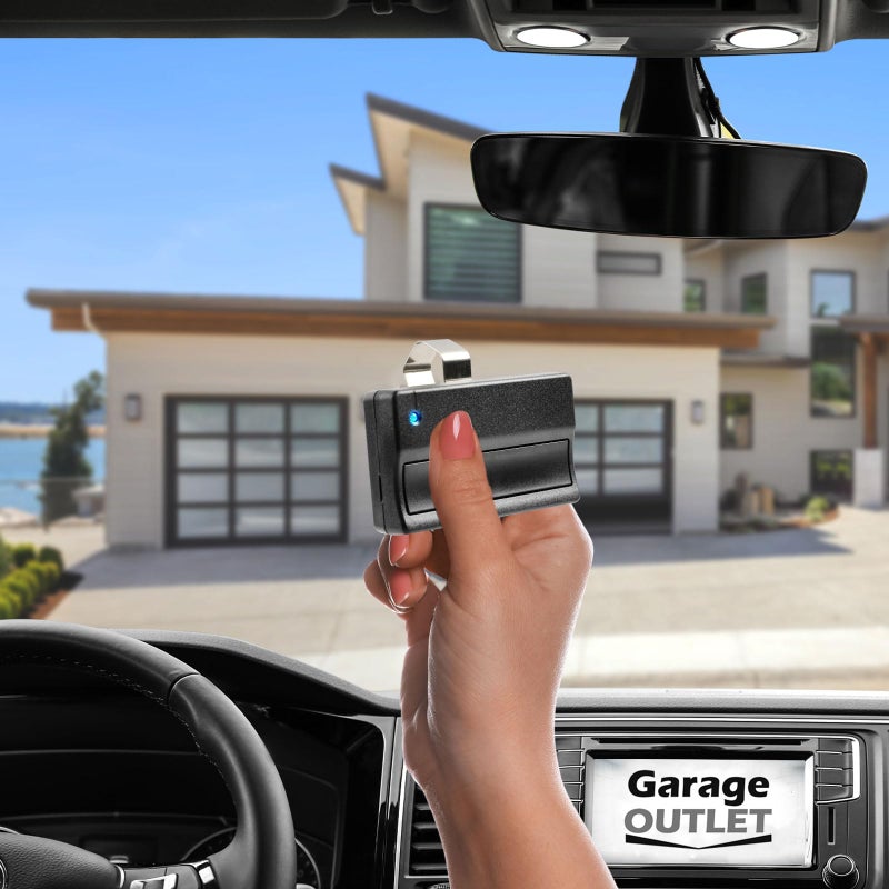 Garage Outlet جهاز تحكم عن بعد لفتح باب المرآب من جاراج أوتليت لليفتماستر تشامبرلين سيارس 371LM، 370LM، 372LM، 373LM (زر التعلم الأرجواني) - Image 4